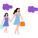 پیش‌نمایش فایل girl-and-daughter-are-walking-8834751 از پک عشق و خانواده