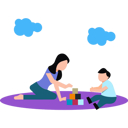 پیش‌نمایش فایل mother-and-child-playing-with-blocks-8834746 از پک عشق و خانواده