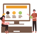 پیش‌نمایش فایل boy-and-girl-working-on-marketing-8848633 از پک برند و بازاریابی