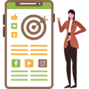 پیش‌نمایش فایل girl-achieved-marketing-goal-8848610 از پک برند و بازاریابی