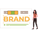 پیش‌نمایش فایل girl-doing-brand-marketing-8848613 از پک برند و بازاریابی