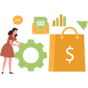 پیش‌نمایش فایل girl-doing-management-8848606 از پک برند و بازاریابی