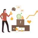 پیش‌نمایش فایل girl-earning-from-marketing-8848611 از پک برند و بازاریابی