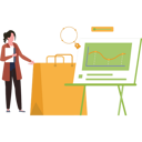پیش‌نمایش فایل girl-looking-at-marketing-graph-8848631 از پک برند و بازاریابی