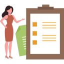 پیش‌نمایش فایل girl-pointing-at-to-do-list-board-8848585 از پک برند و بازاریابی