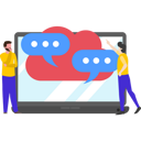 پیش‌نمایش فایل boy-and-girl-doing-cloud-chatting-8850027 از پک ارتباطات