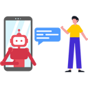 پیش‌نمایش فایل boy-talking-to-robot-on-mobile-8850047 از پک ارتباطات