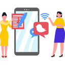 پیش‌نمایش فایل girl-using-twitter-on-mobile-8850051 از پک ارتباطات