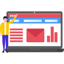 پیش‌نمایش فایل young-man-reading-mail-online-8850052 از پک ارتباطات