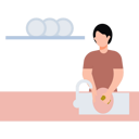 پیش‌نمایش فایل girl-washing-dishes-8864594 از پک زندگی روزمره