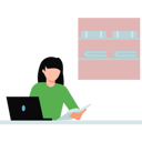 پیش‌نمایش فایل girl-studying-on-laptop-8864400 از پک آموزش و مدرسه