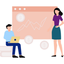 پیش‌نمایش فایل boy-and-girl-working-on-business-data-8864216 از پک اقتصاد و مالی