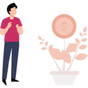 پیش‌نمایش فایل man-looking-at-dollar-plant-8864214 از پک اقتصاد و مالی