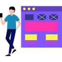 پیش‌نمایش فایل web-designer-is-designing-a-web-page-8826680 از پک خلاقیت و طراحی