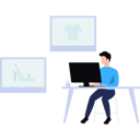 پیش‌نمایش فایل boy-doing-online-shopping-on-computer-8863866 از پک تجارت الکترونیک و خرید آنلاین