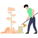 پیش‌نمایش فایل boy-cutting-down-the-tree-8863815 از پک بوم‌شناسی و محیط زیست