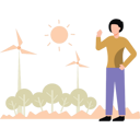 پیش‌نمایش فایل boy-looking-at-windmill-8863804 از پک بوم‌شناسی و محیط زیست