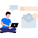 پیش‌نمایش فایل boy-checking-mail-on-laptop-8863733 از پک بازاریابی دیجیتال