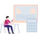 پیش‌نمایش فایل boy-doing-online-shopping-8863723 از پک بازاریابی دیجیتال