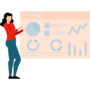 پیش‌نمایش فایل girl-looking-at-analysis-chart-8863735 از پک بازاریابی دیجیتال