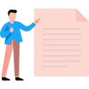 پیش‌نمایش فایل man-holding-pencil-and-presenting-report-8860433 از پک کار و کسب و کار