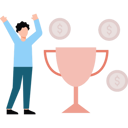 پیش‌نمایش فایل man-won-business-achievement-trophy-8860355 از پک تیم برنده و موفق