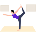 پیش‌نمایش فایل girl-doing-exercise-positions-8860474 از پک تمرین ورزشی در خانه