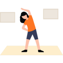 پیش‌نمایش فایل the-girl-is-exercising-8860473 از پک تمرین ورزشی در خانه