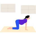 پیش‌نمایش فایل the-girl-is-exercising-at-home-8860460 از پک تمرین ورزشی در خانه