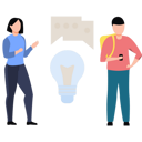 پیش‌نمایش فایل boy-and-girl-talking-about-ideas-8860102 از پک کار تیمی
