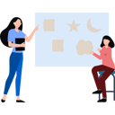 پیش‌نمایش فایل girl-giving-presentation-from-board-8860086 از پک کار تیمی
