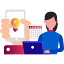 پیش‌نمایش فایل girl-getting-online-business-idea-8850005 از پک رونق کسب و کار