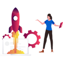 پیش‌نمایش فایل girl-looking-at-startup-setting-8850023 از پک رونق کسب و کار