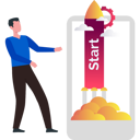 پیش‌نمایش فایل man-running-mobile-startup-8849999 از پک رونق کسب و کار