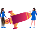 پیش‌نمایش فایل two-ladies-working-on-business-startup-8849979 از پک رونق کسب و کار