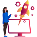 پیش‌نمایش فایل young-girl-looking-at-startup-8849989 از پک رونق کسب و کار
