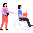 پیش‌نمایش فایل girl-helping-disabled-girl-in-wheelchair-8863776 از پک تنوع و شمولیت