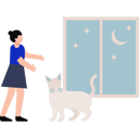 پیش‌نمایش فایل girl-asking-cat-to-come-8863690 از پک اقلیم و آب و هوا
