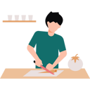 پیش‌نمایش فایل boy-is-cutting-vegetables-8865446 از پک زندگی سالم