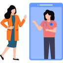 پیش‌نمایش فایل doctor-is-checking-up-patient-online-8865399 از پک سلامت و پزشکی