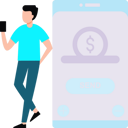پیش‌نمایش فایل boy-sending-money-on-mobile-8863653 از پک بانکداری و مالی