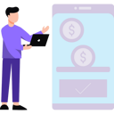 پیش‌نمایش فایل man-sending-money-on-mobile-8863627 از پک بانکداری و مالی