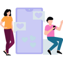 پیش‌نمایش فایل boy-and-girl-talking-romantically-on-chat-8859044 از پک عشق و دوستیابی