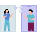 پیش‌نمایش فایل couple-talking-on-mobile-8859049 از پک عشق و دوستیابی