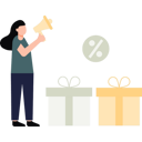 پیش‌نمایش فایل girl-advertising-with-megaphone-8859072 از پک بازاریابی و تبلیغات