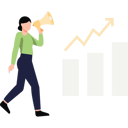 پیش‌نمایش فایل girl-doing-marketing-with-megaphone-8859081 از پک بازاریابی و تبلیغات