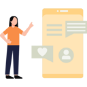 پیش‌نمایش فایل girl-looking-at-mobile-message-8859082 از پک بازاریابی و تبلیغات