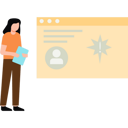 پیش‌نمایش فایل girl-looking-at-web-page-presentation-8859071 از پک بازاریابی و تبلیغات