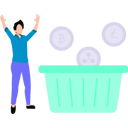 پیش‌نمایش فایل guy-buying-cryptocurrency-8859467 از پک ان‌اف‌تی و رمزارز