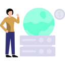 پیش‌نمایش فایل man-looking-at-global-server-8859483 از پک ان‌اف‌تی و رمزارز